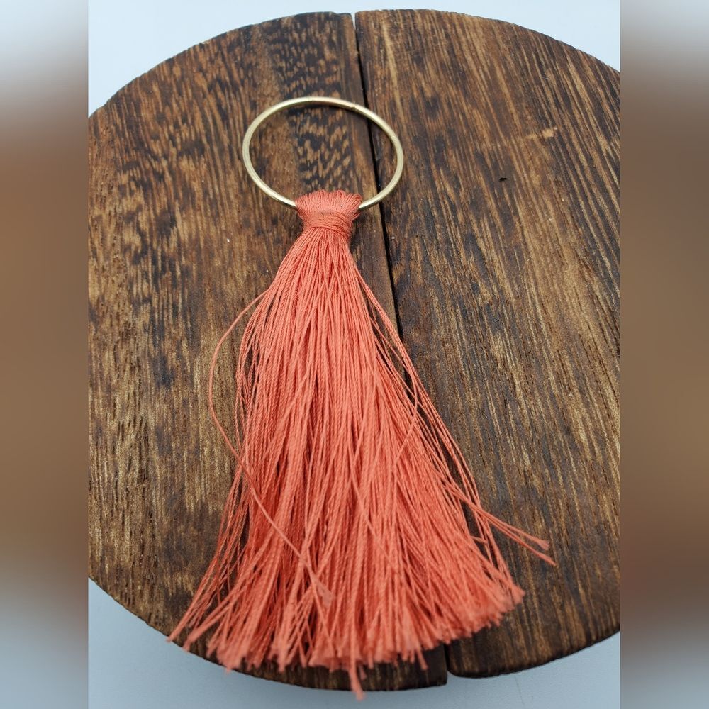Southern cutie orange marmalade tassel‎ necklace pendant